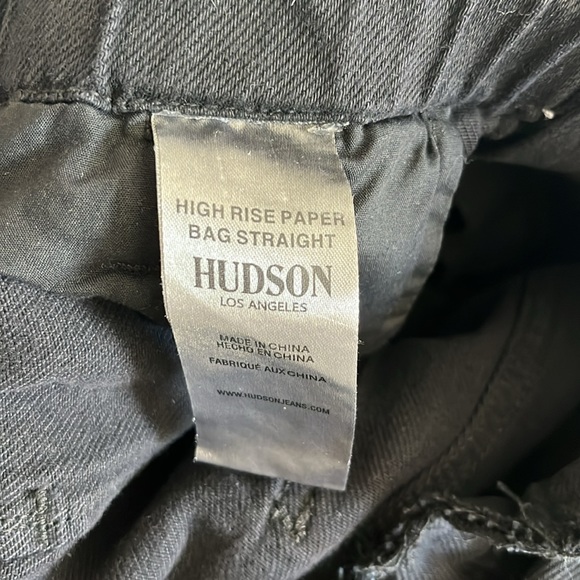 NWT Hudson Jeans Remi High Rise Paperbag Straight - Picture 12 of 12